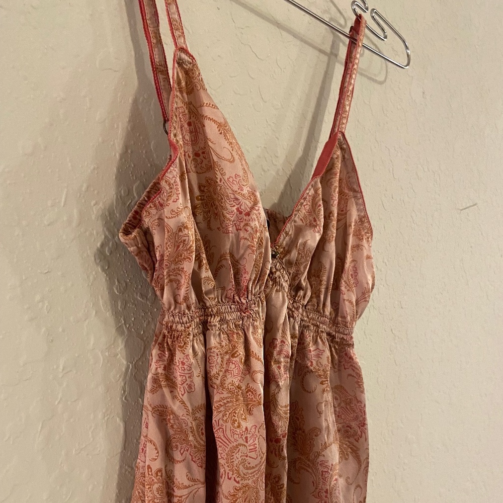 ☑️Victoria's Secret 100% Silk Babydoll Top S/M